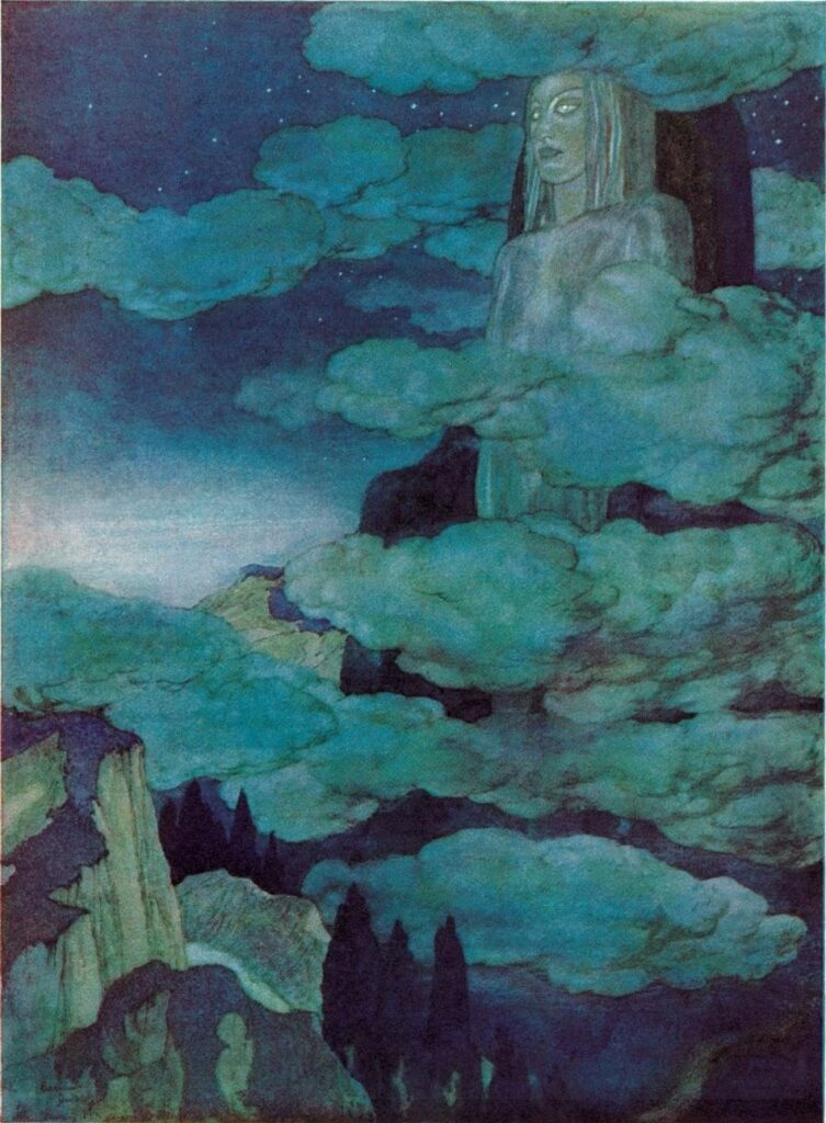Lithograph of "Dream-Land" by Edmund Dulac.